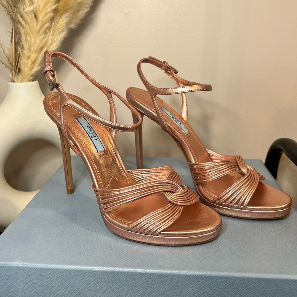 Prada Ankle Strap Calzature Donna Stilettos